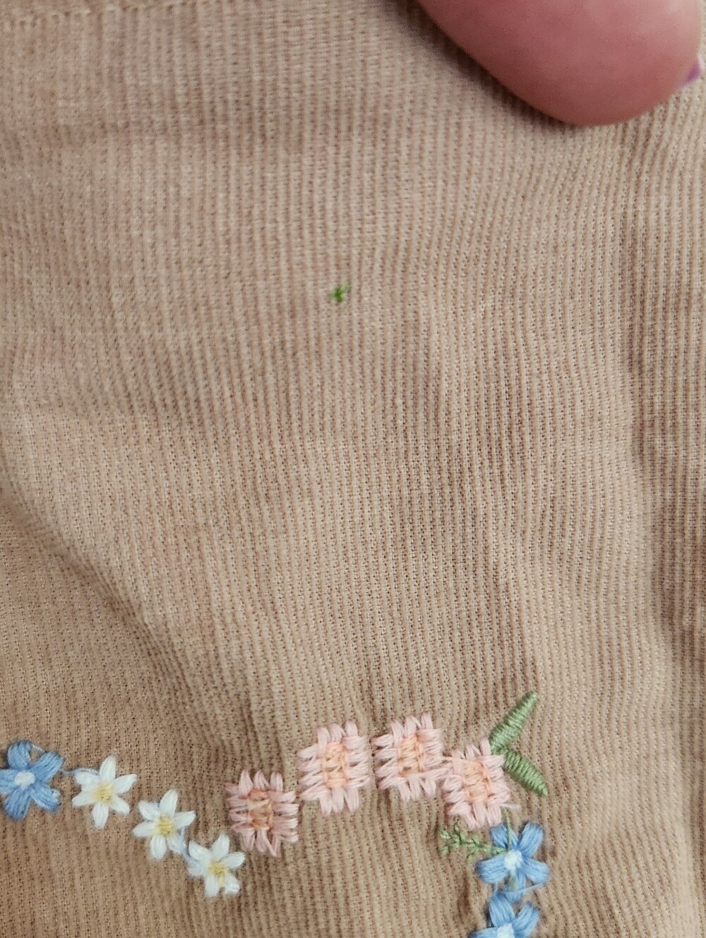Le Petit Lapin Corduroy Cotton Dress - Picture 8 of 8